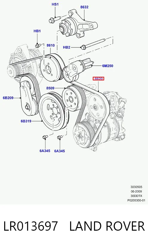 LR013697 Land Rover