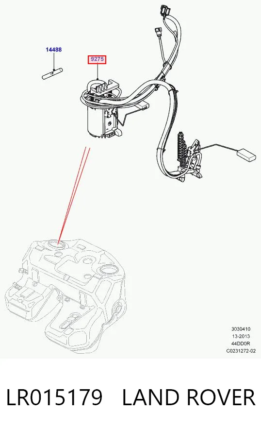 LR015179 Land Rover Електробензонасос