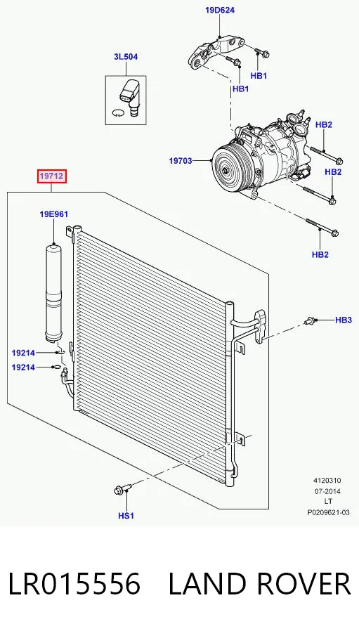 Конденсатор кондиціонера Delphi CF20558 ціна, від 90.37 USD