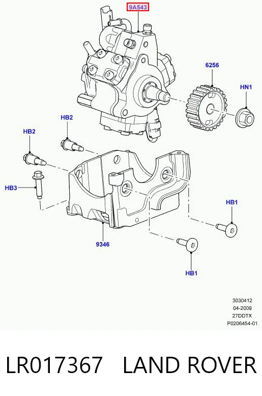 Насос паливний високого тиску Lucas LDFF0591 ціна, від 18.73 USD