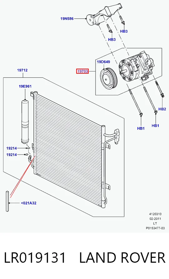 Компресор системи кондиціювання Polcar DCP14013 ціна, від 416.33 USD