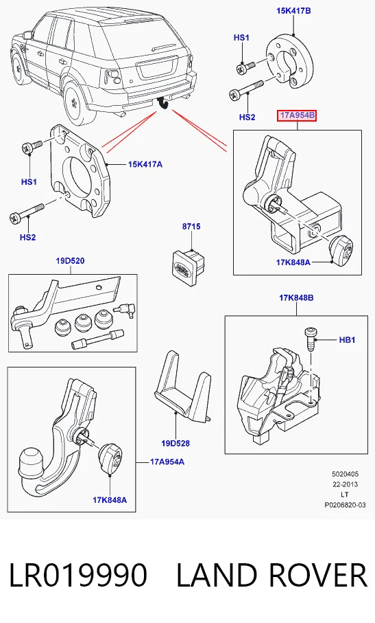 LR019990 Land Rover 