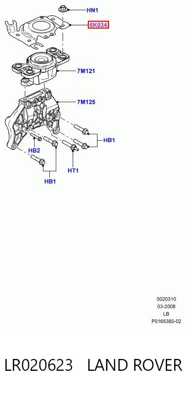6G9NR6K034AG Land Rover 
