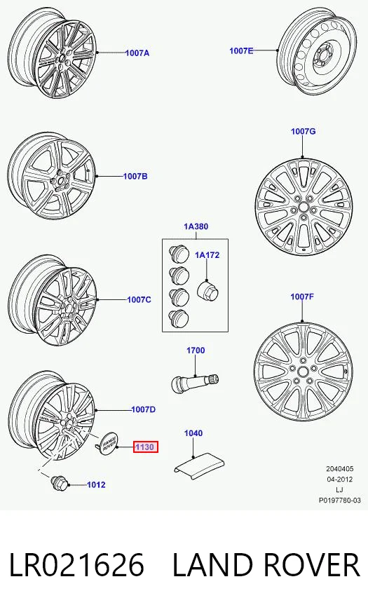 Ковпаки на диски Hotbray 8510241 ціна, від 8.87 USD