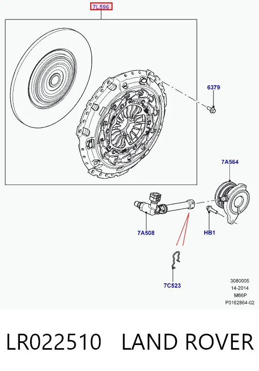 Комплект зчеплення (3 частини) Land Rover Freelander II позашляховик (L359) (2006 - 2014) ціна, від 228.34 USD