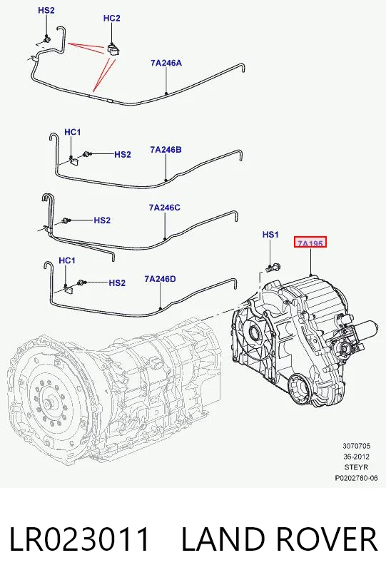 Роздавальна коробка Britpart LR049160