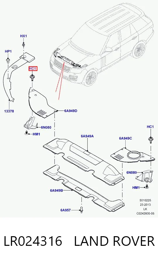 30863462 AND Пістон (кліп) кріплення обшивки дверей