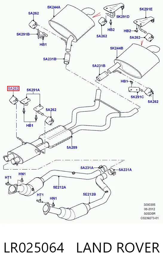 Подушка глушника 18207617490 BMW