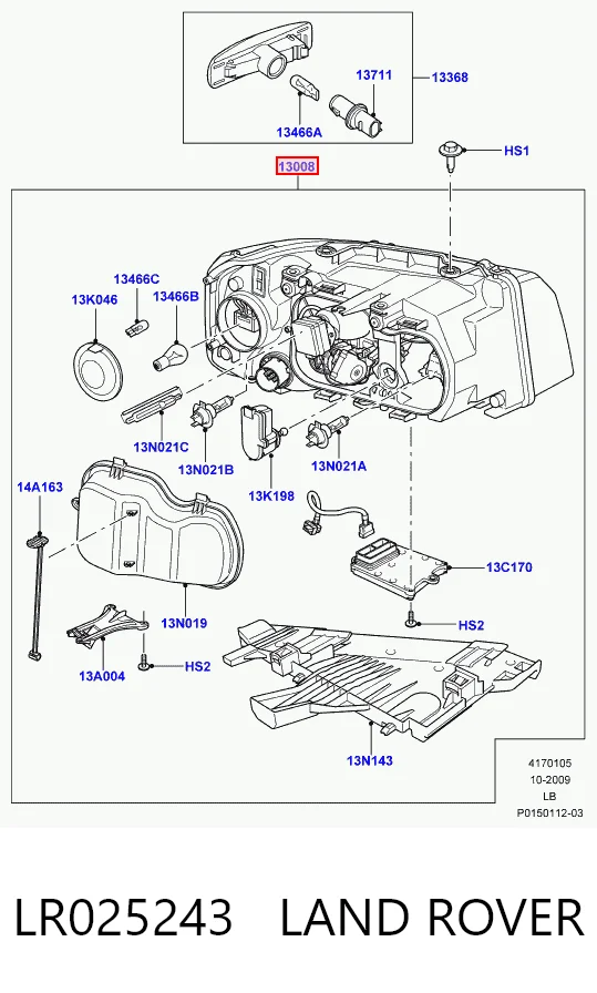 Купити Фара ліва Land Rover Freelander II L359