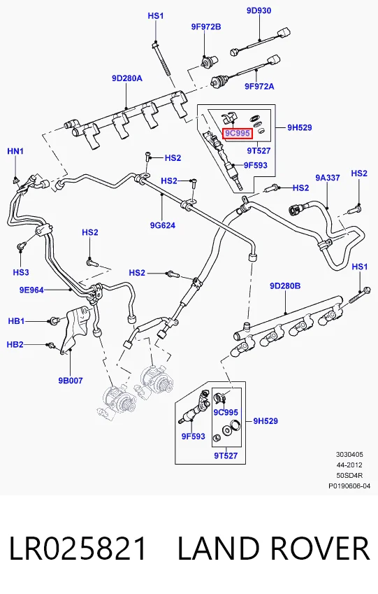 Купити 30133086 AND Ремкомплект форсунок