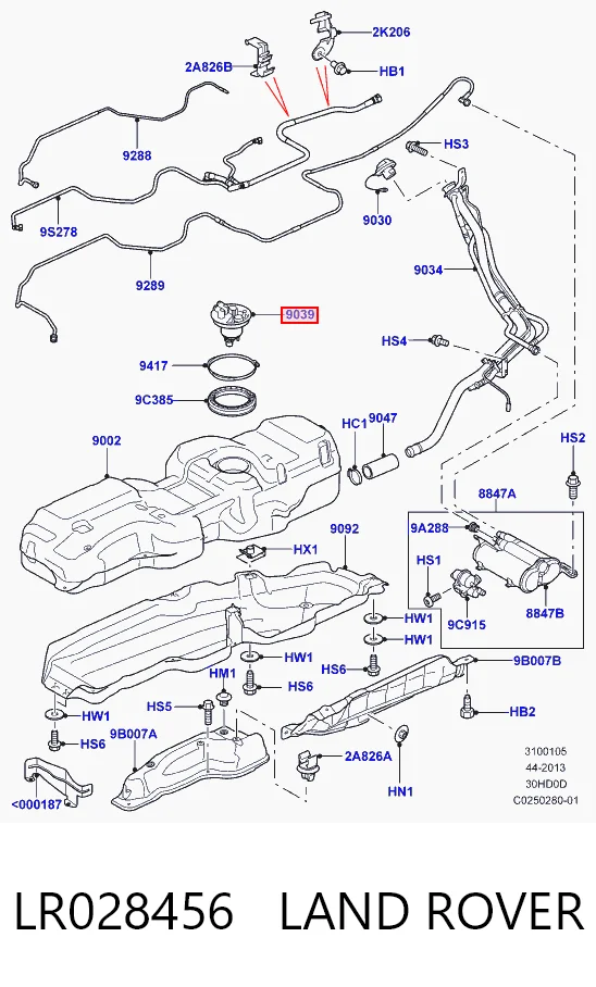 Купити Пробка бензобаку Land Rover Discovery IV L319