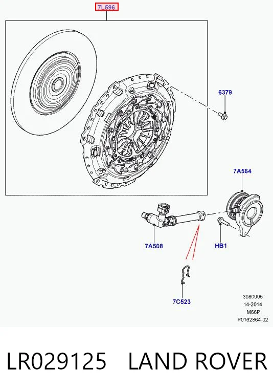 Купити Зчеплення Land Rover Freelander II L359