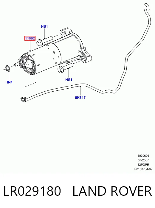 Купити LR029180G Britpart Стартер