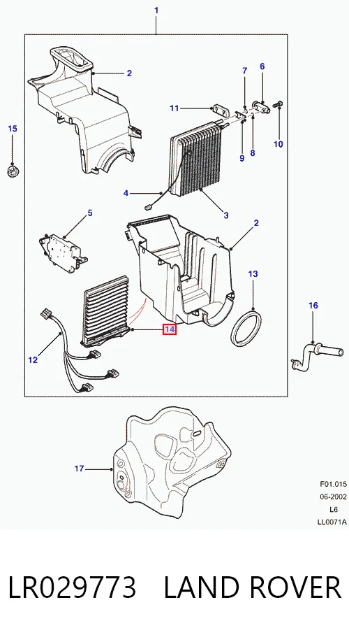  Фільтр салону Land Rover Freelander 1