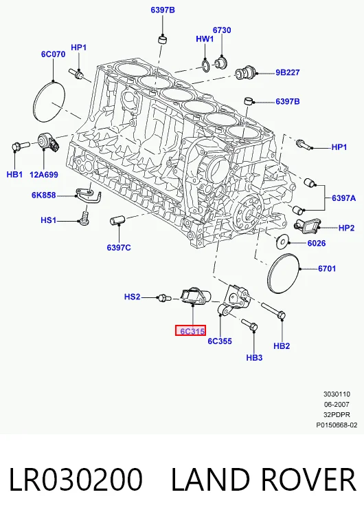  Датчик колінвала Volvo S60 2
