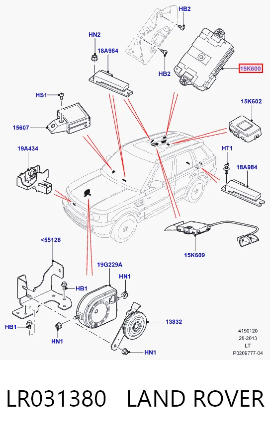  Land Rover DPLA19H440AD ціна, від 38.00 USD