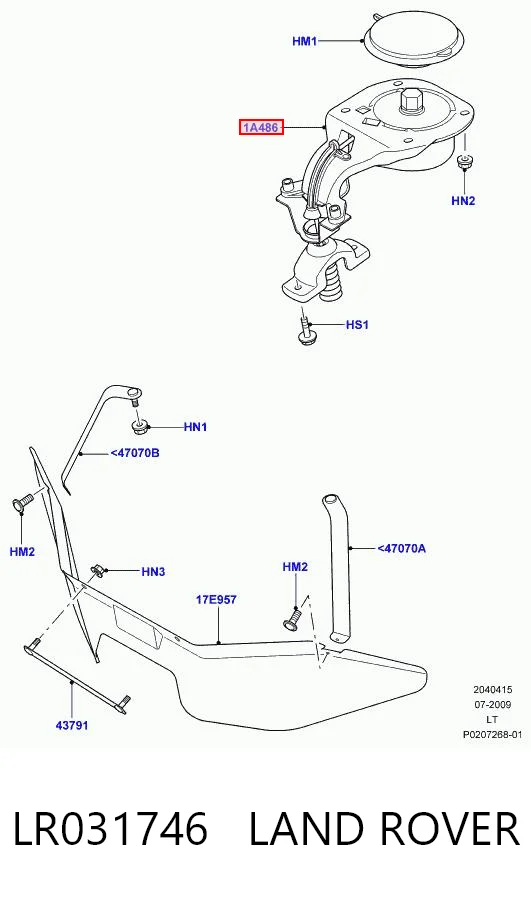 Лебідка запасного колеса 30601033 AND