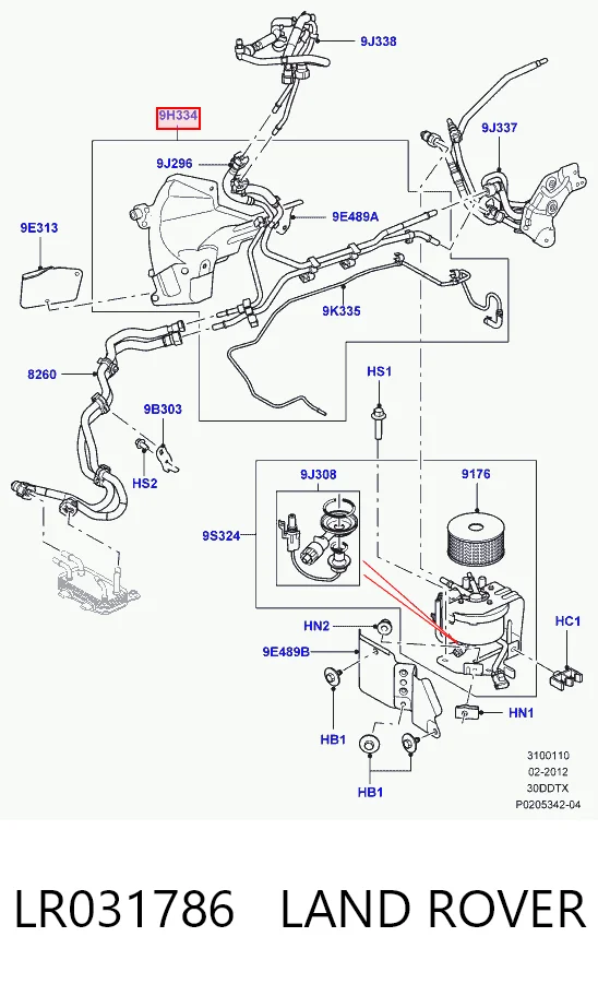  Land Rover AH229H334AB ціна, від 18.63 USD