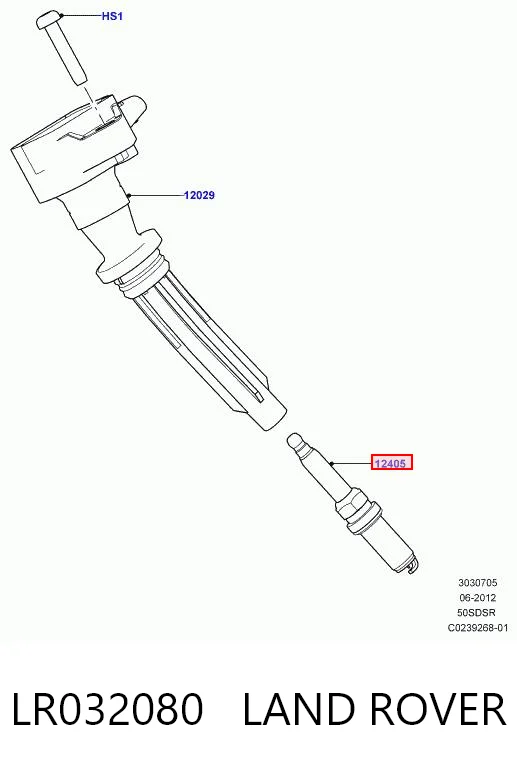Купити LR032080LR Britpart Свічка запалювання