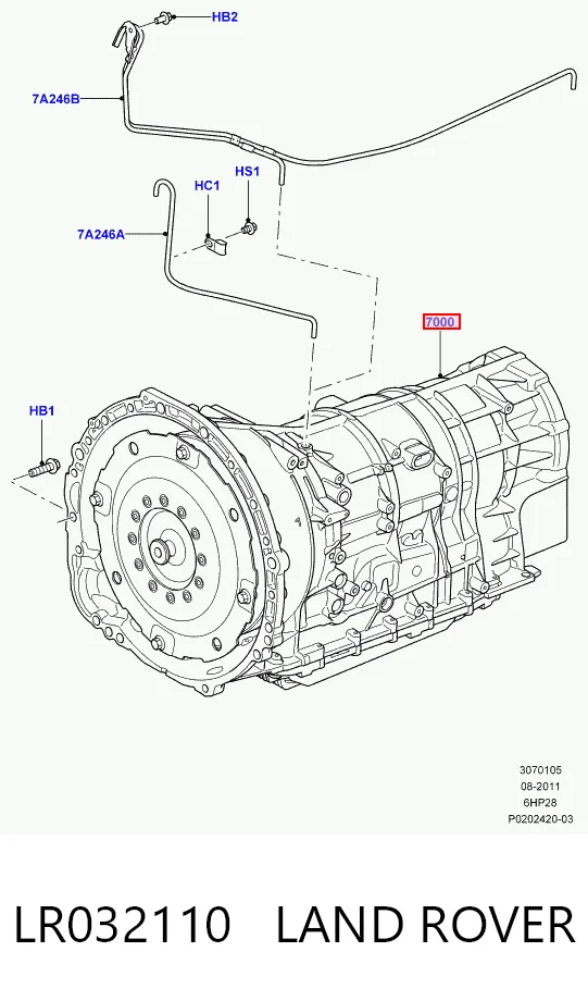 Коробка автомат Land Rover Range Rover SPORT I