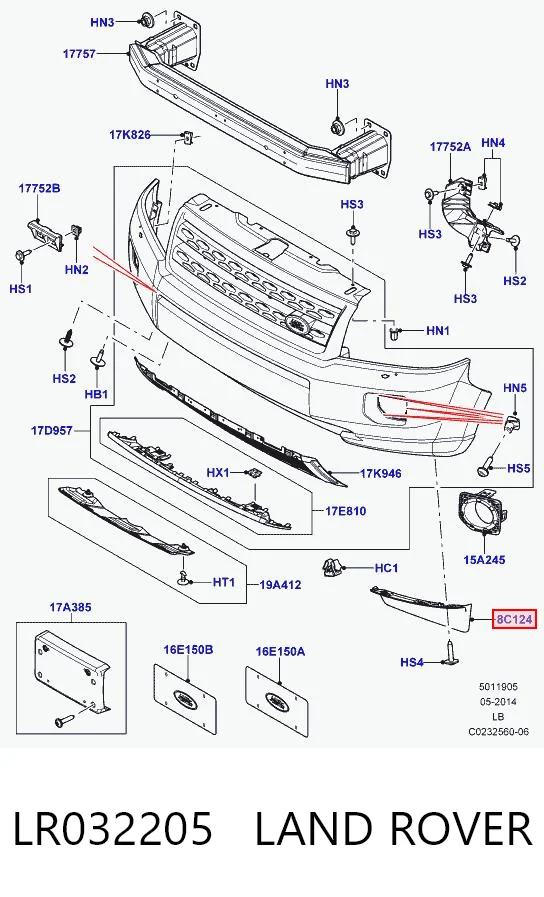 LR032205 Land Rover