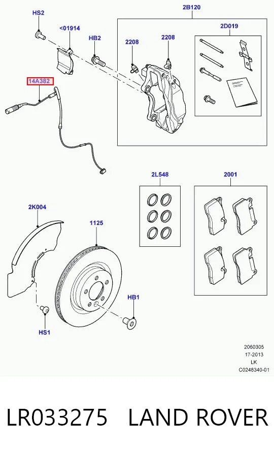 Сигналізатор знос гальмівних колодок AND 14907017 ціна, від 12.97 USD