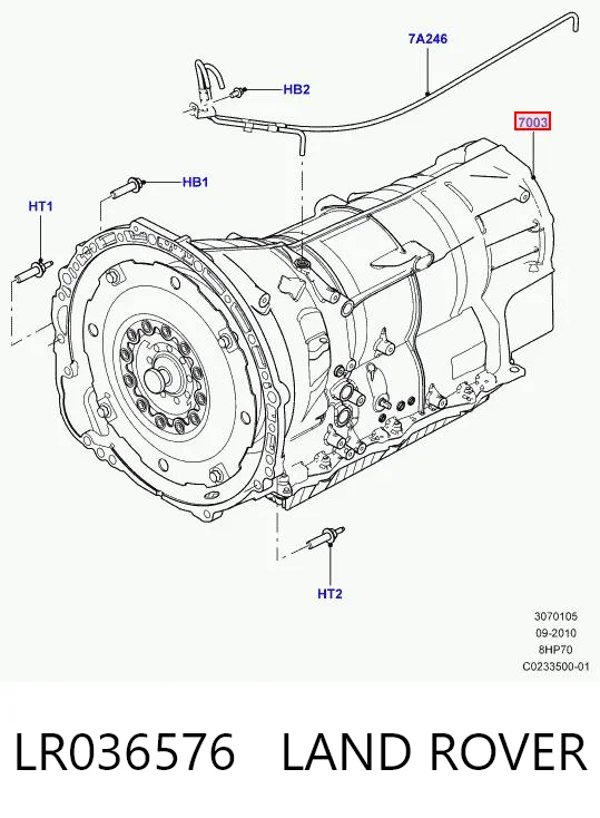 Коробка передач автомат Land Rover Range Rover III позашляховик (L322) (2010 - 2012) ціна, від 1052.54 USD