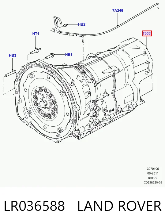 Автоматична коробка передач на Land Rover Range Rover SPORT II L494