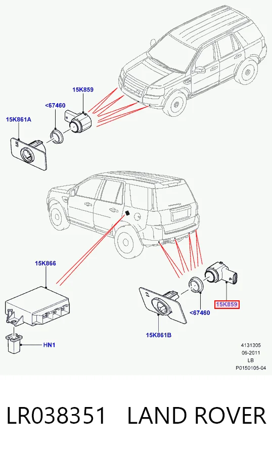 Купити SDP046 Magneti Marelli Датчик сигналізації паркування (парктронік), передній