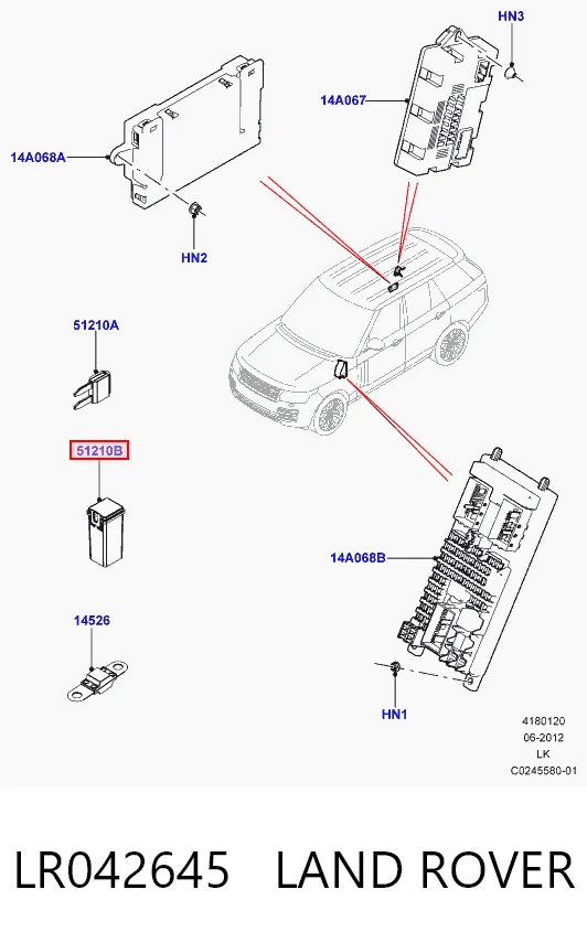 Запобіжник 13257519 Opel
