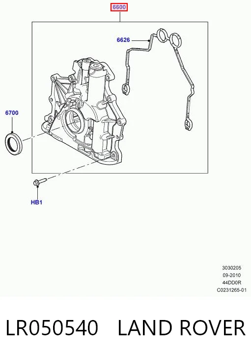 Купити Масляний насос Land Rover Range Rover III L322