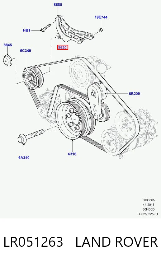 Ремінь кондиціонера Volvo 31316096