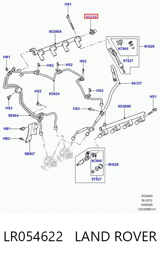 Датчик тиску палива AND 30131013 ціна, від 54.92 USD