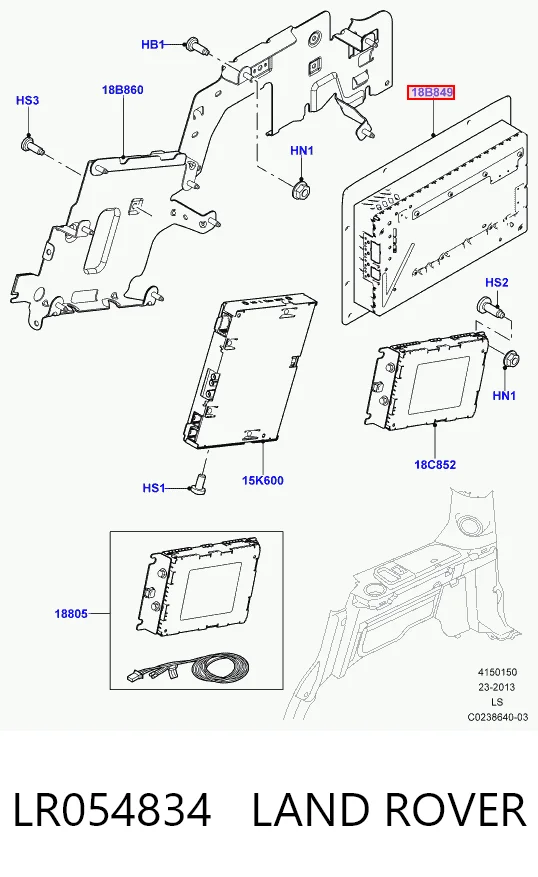 Купити EW9319C164AB Land Rover Підсилювач звуку аудіосистеми