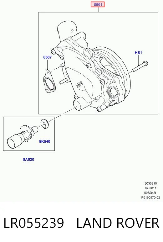 Купити Помпа Land Rover Discovery IV L319