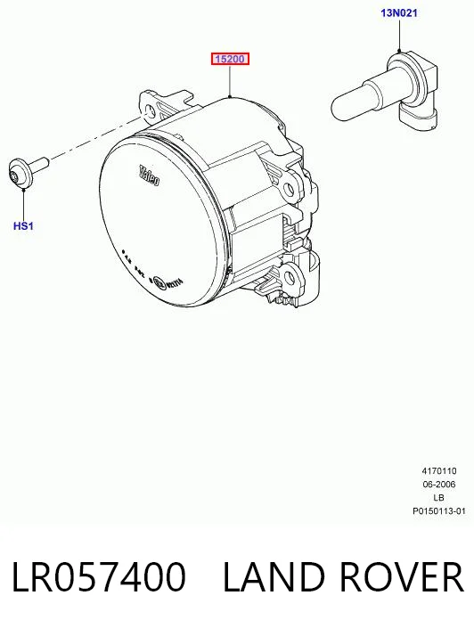 Протитуманки, ліваі, права на Land Rover Freelander II L359