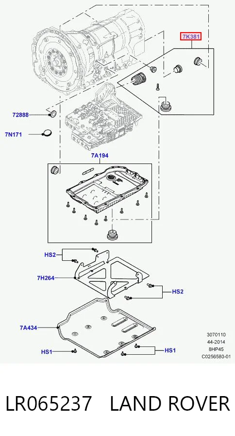 Заглушка кузова (підлоги) на Land Rover Range Rover III L322
