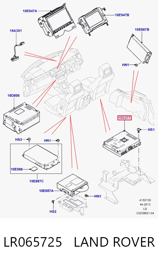 Купити CK5214F641AK Land Rover 