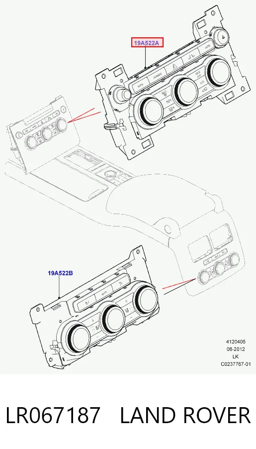 Регулятор вентилятора обігрівача Land Rover Range Rover IV позашляховик (L405) (2012 - 2021) ціна, від 114.41 USD