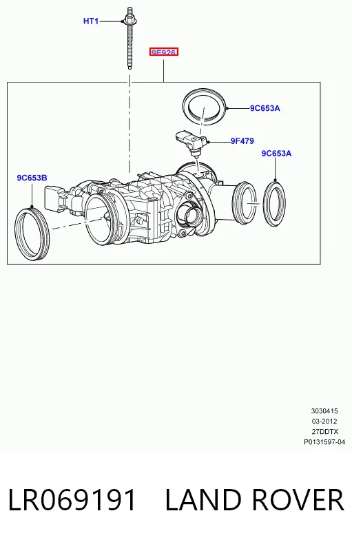 Купити Дросільна заслінка Land Rover Discovery III LR3