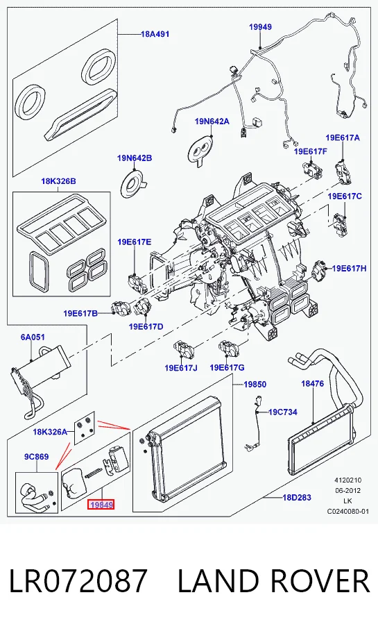 CB1015V Delphi Клапан розширювальний