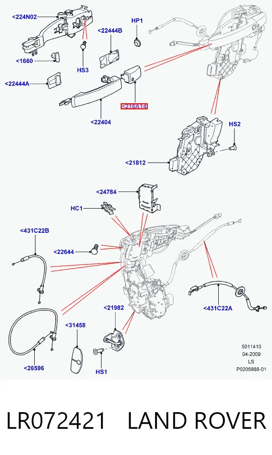 LR072421 Land Rover 