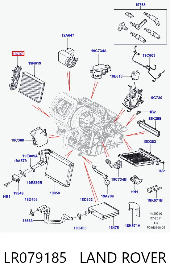 LR079185 Land Rover 