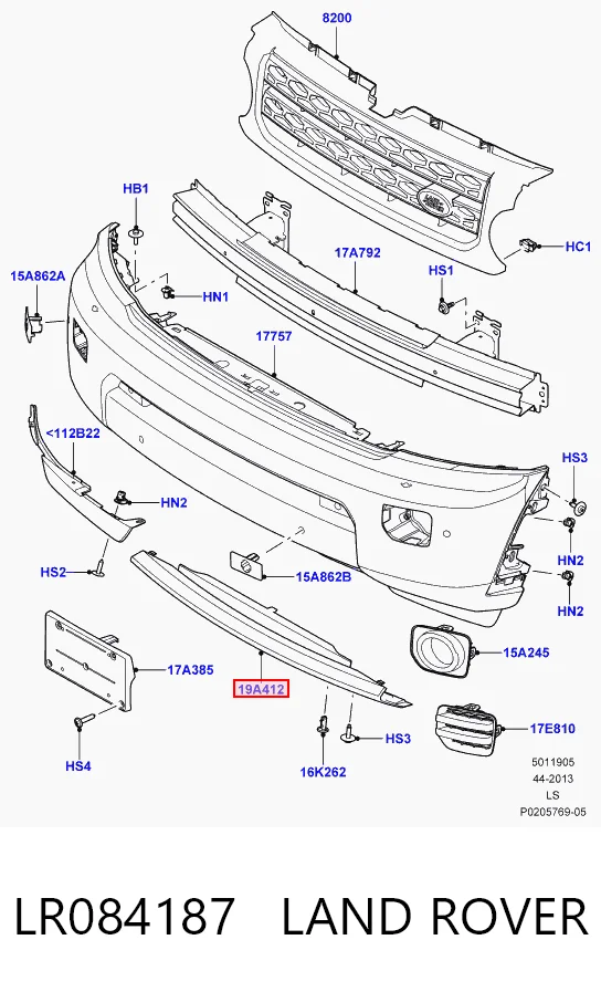LR084187 Land Rover 
