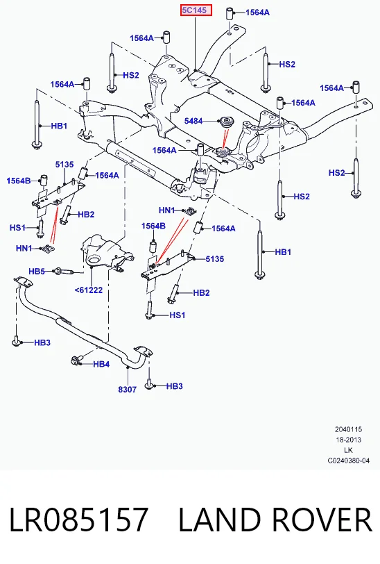 Купити Підрамник передній Land Rover Range Rover IV L405