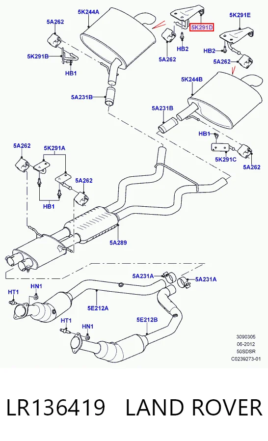 CPLA5K229GC Land Rover 