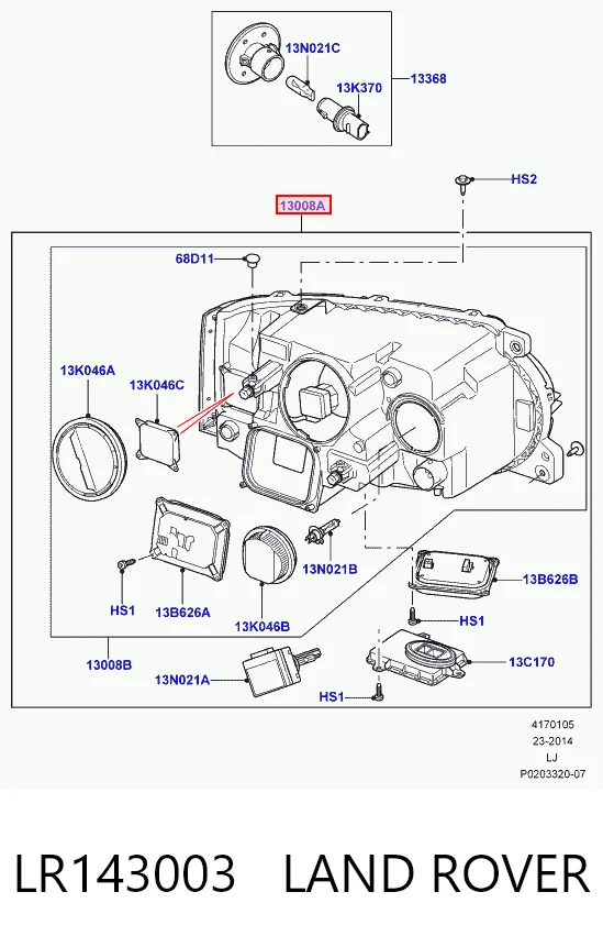Фара Polcar 4335091U