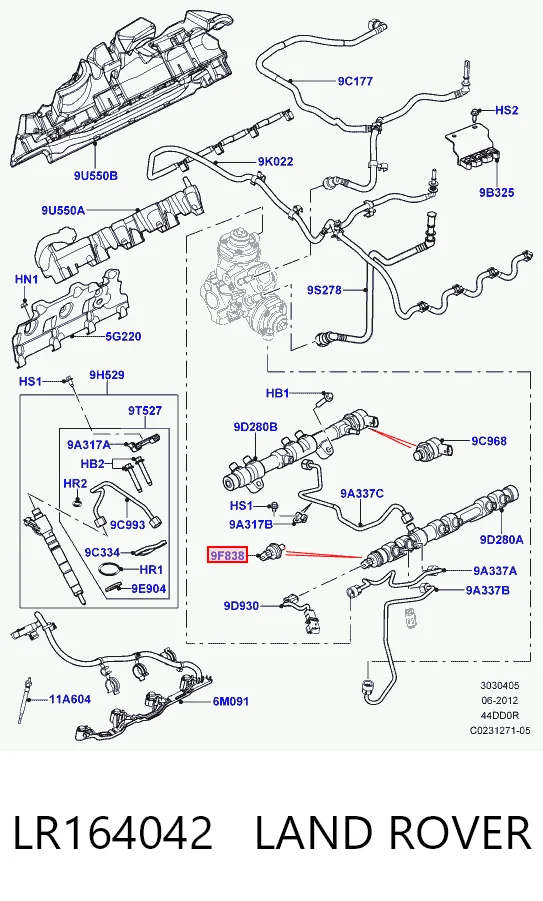 Манометри на Land Rover Range Rover III L322