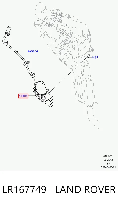 Регулюючий клапан охолоджувальної рідини Volvo 31322093
