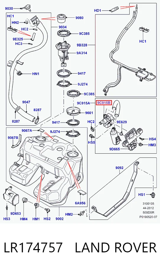 Купити C2S44358 Jaguar Клапан абсорбера
